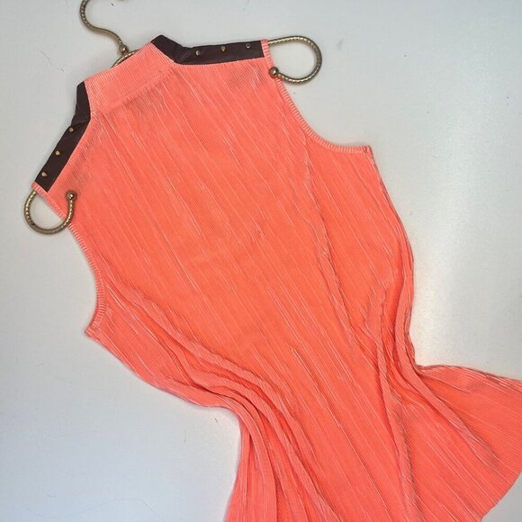 Jamie Sadock Wearable Art Deco Golf Tank Blouse Ladies Size S Funky Deadstock - Picture 4 of 6